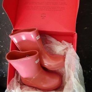 Hunter Girl Toddler Rain Boots Sz 7